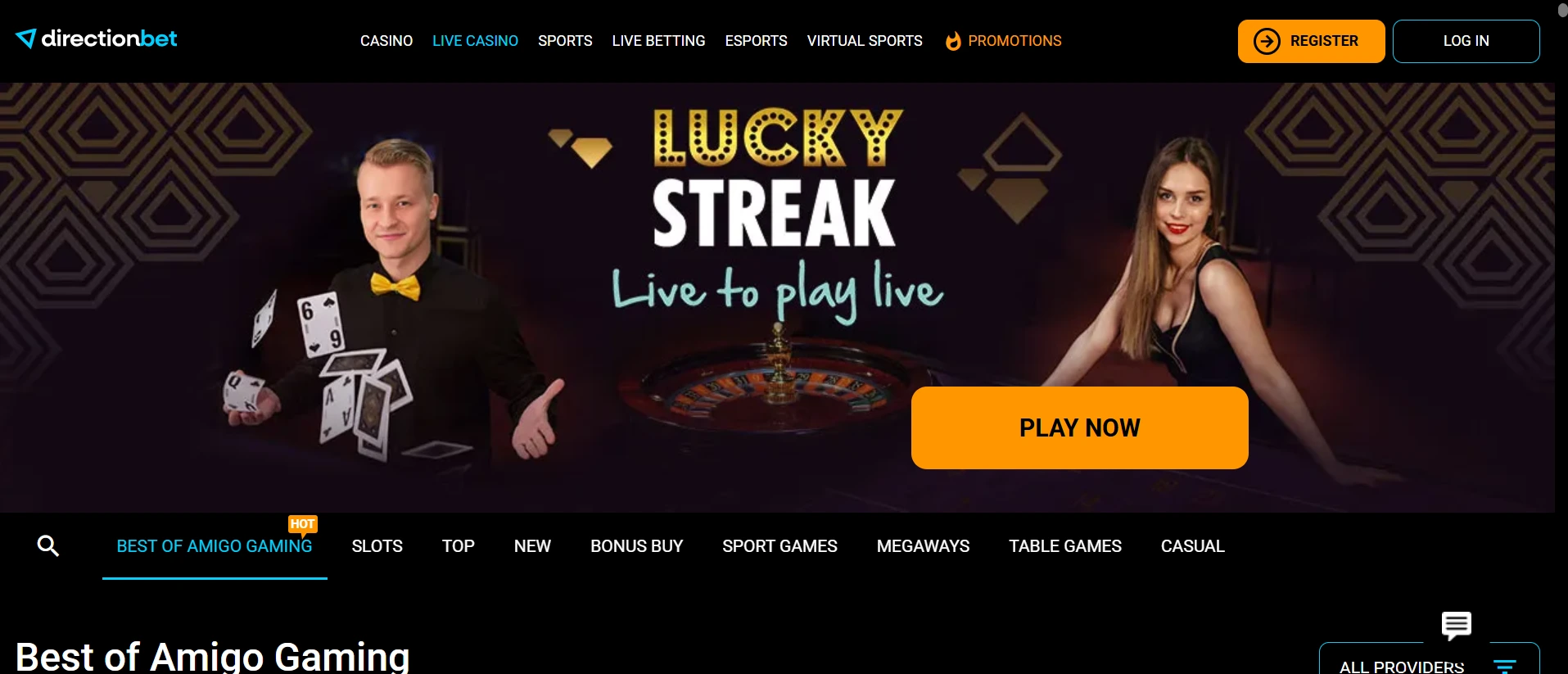 Directionbet online fogadás